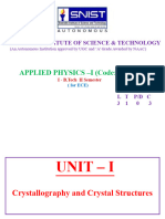 UNIT-I Crystallography & Crystal Structures, 11