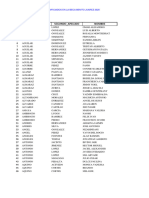 Lista de Estructura - Layout Cbtis 259