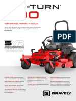 Gravely Pro Turn 400 Sellsheet 2021