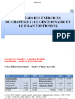 Corriges Des Exercices Du Chapitre 2 Le Bilan Fonctionnel