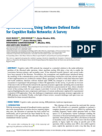 Spectrum Sensing Using Software Defined Radio For Cognitive Radio Networks A Survey