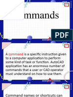 Commands USED IN AUTOCAD Lesson 4