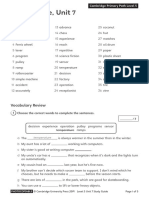 Study Guide, Unit 7