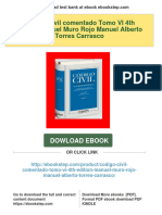 (PDF Download) Código Civil Comentado Tomo VI 4th Edition Manuel Muro Rojo Manuel Alberto Torres Carrasco Fulll Chapter