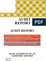 Topic 14 - Audit Report