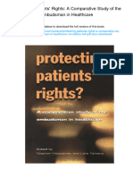 Protecting Patients' Rights: A Comparative Study of The Ombudsman in Healthcare. ISBN 1857758706, 978-1857758702