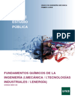 Guía de Estudio Pública: Fundamentos Químicos de La Ingeniería (I.Mecánica / I.Tecnologías Industriales / I.Energía)