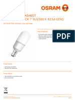 LED VALUE STICK 7 W 6500 K B15d GEN1 en