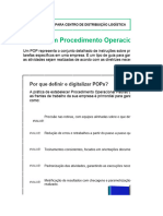 Modelo Checklist POP CD Logistica