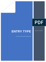 Entry Types