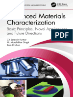 Advanced Materials Characterization Basic Principles Novel Applications and Future Directions Advanced Materials Processing and Manufacturing 1nbsped 1032375108 9781032375106 Compress