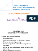 General Psychology Unit-One