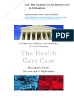 The Health Care Case: The Supreme Court's Decision and Its Implications. ISBN 0199301050, 978-0199301058