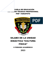 SILLABUS CULTURA FISICA II PERIODO LIDERES Ok