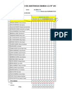 Lista Marzo 3 Año S