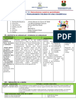 Sesión Matematica TRASLADAMOS FIGURAS EN UNA CUADRÍCULA