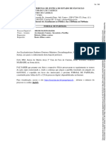 Tribunal de Justiça Do Estado de São Paulo: Processo Digital Nº: Classe - Assunto: Requerente: Requerido