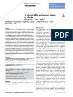 Current Perspective of Sustainable Surfactants Based On Renewable Building Blocks