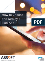 Complete Guide On How To Choose and Deploy A Fiori App in 5 Steps