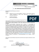 OFICIO Mult. Curso Virtual Del MINSA Riesgos en Salud Mental y Primeros Auxilios Psicológicos