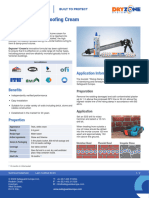 Dryzone Damp Proofing Cream Datasheet