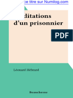 Meditations-Dun Prisonnier