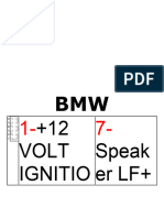 BMW Sterio Diagram