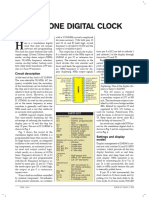 Remote Controlled Real Time Clock