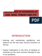 Drugs Used in ENT