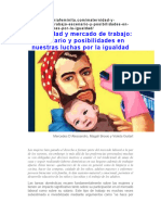 Maternidad y Mercado de Trabajo. Mercedes Dálessandro