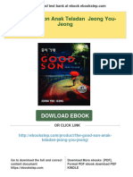 (PDF Download) The Good Son Anak Teladan Jeong You-Jeong Fulll Chapter