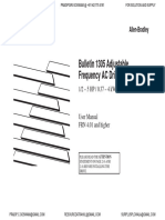 AB Bulletin 1305 Adjustable Frequency AC Drive 12 - 5 HP 0.37 - 4 KW FRN 4.01 and Higher User Manual