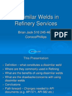 Dissimilar Welds in Refinery Services - B Jack