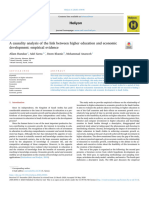 2020 Hamdan A Causality Analysis of The Link Between Higher Education and Economic Development Empirical Evidence