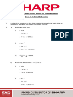 Worksheet 21 Memo Circles Angles and Angular Movement