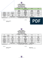 Class Schedule of Silway 7 IS SY 2023 2024