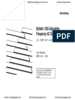 AB Bulletin 1305 Adjustable Frequency AC Drive 12 - 5 HP 0.37 - 4 KW User Manual FRN 1.01 - 3.00 1305-Um000 - En-P