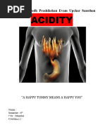 Acidity Accupressure Project