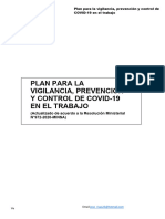 Plan para La Vigilancia, Prevencion y Control de Covid-19 en El Trabajo-Covid19 - Actualizado