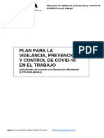 Plan para La Vigilancia, Prevencion y Control de Covid-19 en El Trabajo-Covid19 - Actualizado