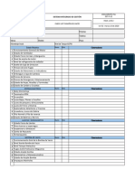 GST-F-22 Check List Camion de Vacio