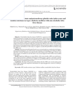 Comparison of Aspartate Aminotransferase Platelet Ratio Index Score and Insulin Resistance in Type 2 Diabetes Mellitus With Nonalcoholic Fatty Liver Disease