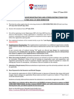 Guidelines For Fee Payment & Registration For AY 2024-25 - Returning Students