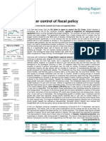 Tighter Control of Fiscal Policy: Morning Report