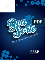 EBOOK BOA SORTE DO ALUNO POS MBA BSSP Atualizado