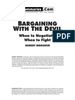 Bargaining With The Devil