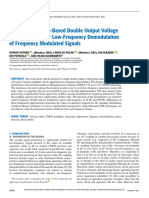 Analog Multipliers-Based Double Output Voltage Phase Detector For Low-Frequency Demodulation of Frequency Modulated Signals