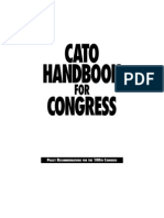 Cato Handbook Congress: Washington, D.C