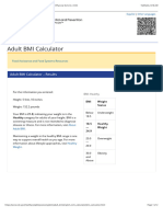 Adult BMI Calculator - Healthy Weight, Nutrition, and Physical Activity - CDC