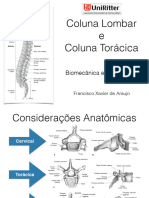 Aula 13 - Coluna Lombar e Torácica - 2018 - 1